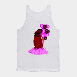 back side pose balloons Tank Top